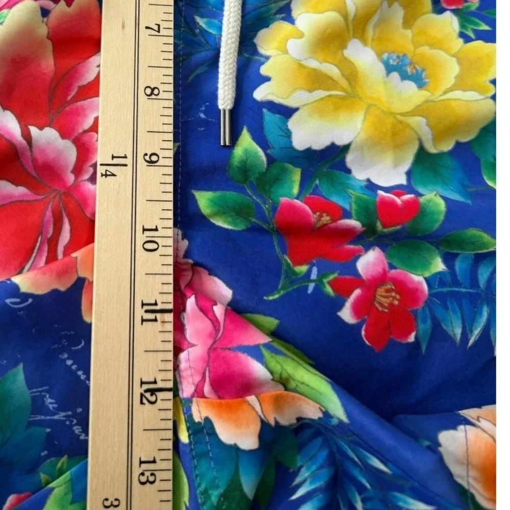 Polo Ralph Lauren Swim Trunks Mens XL Blue‎ Tropical Traveler 5.75